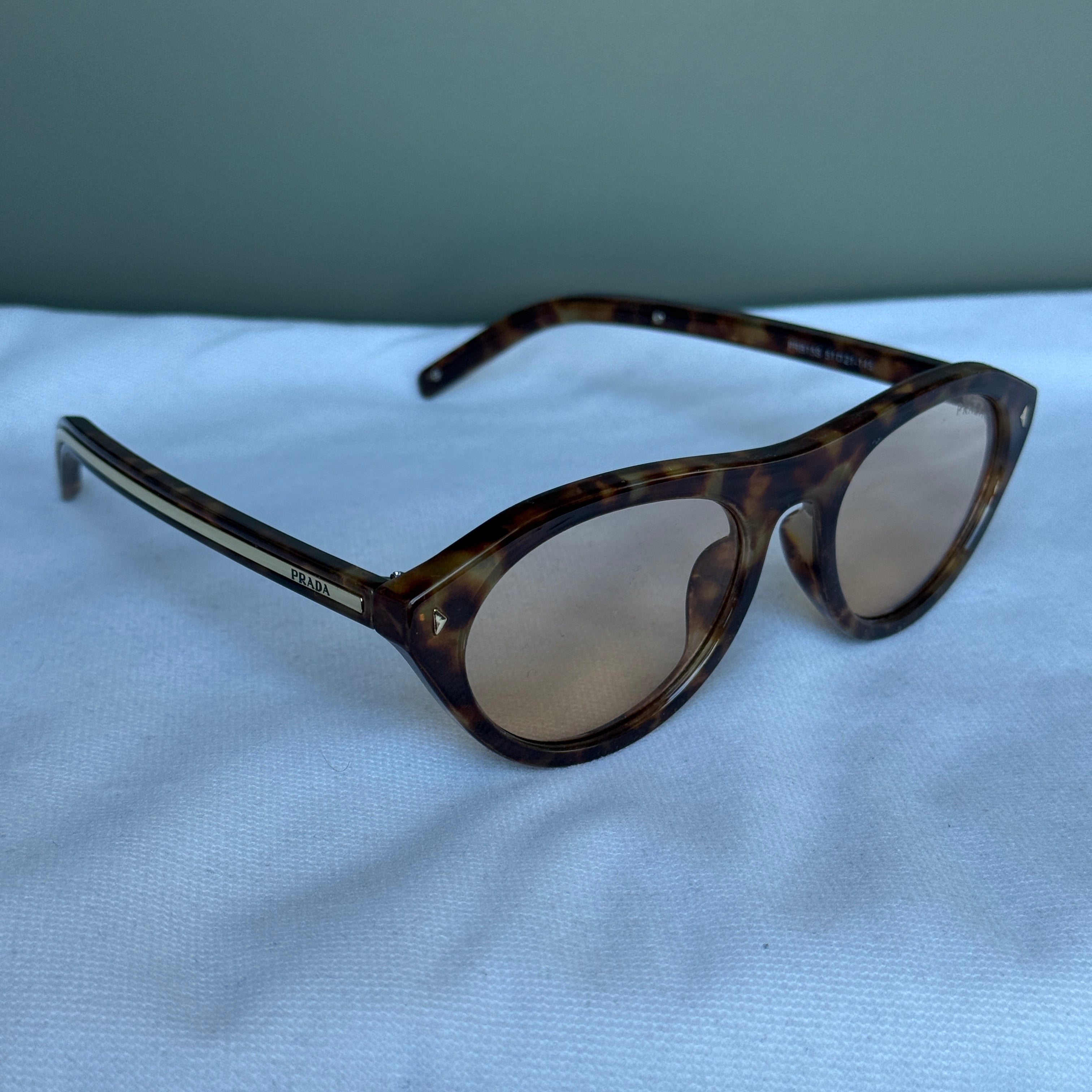 Prada Heritage Round Tortoise & Peach Güneş Gözlüğü