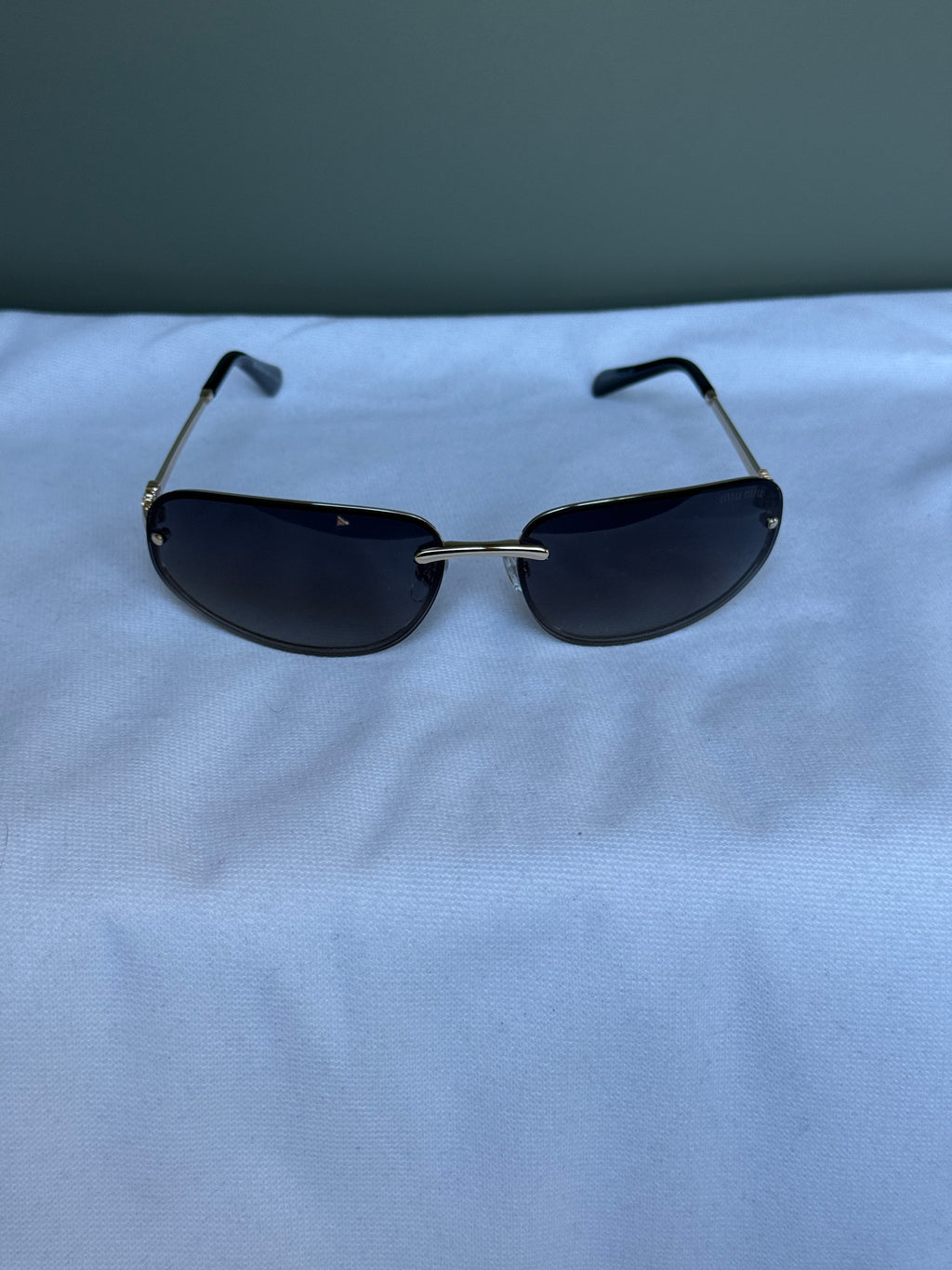 Miu Miu Rimless Avant-Garde Pembe Güneş Gözlüğü