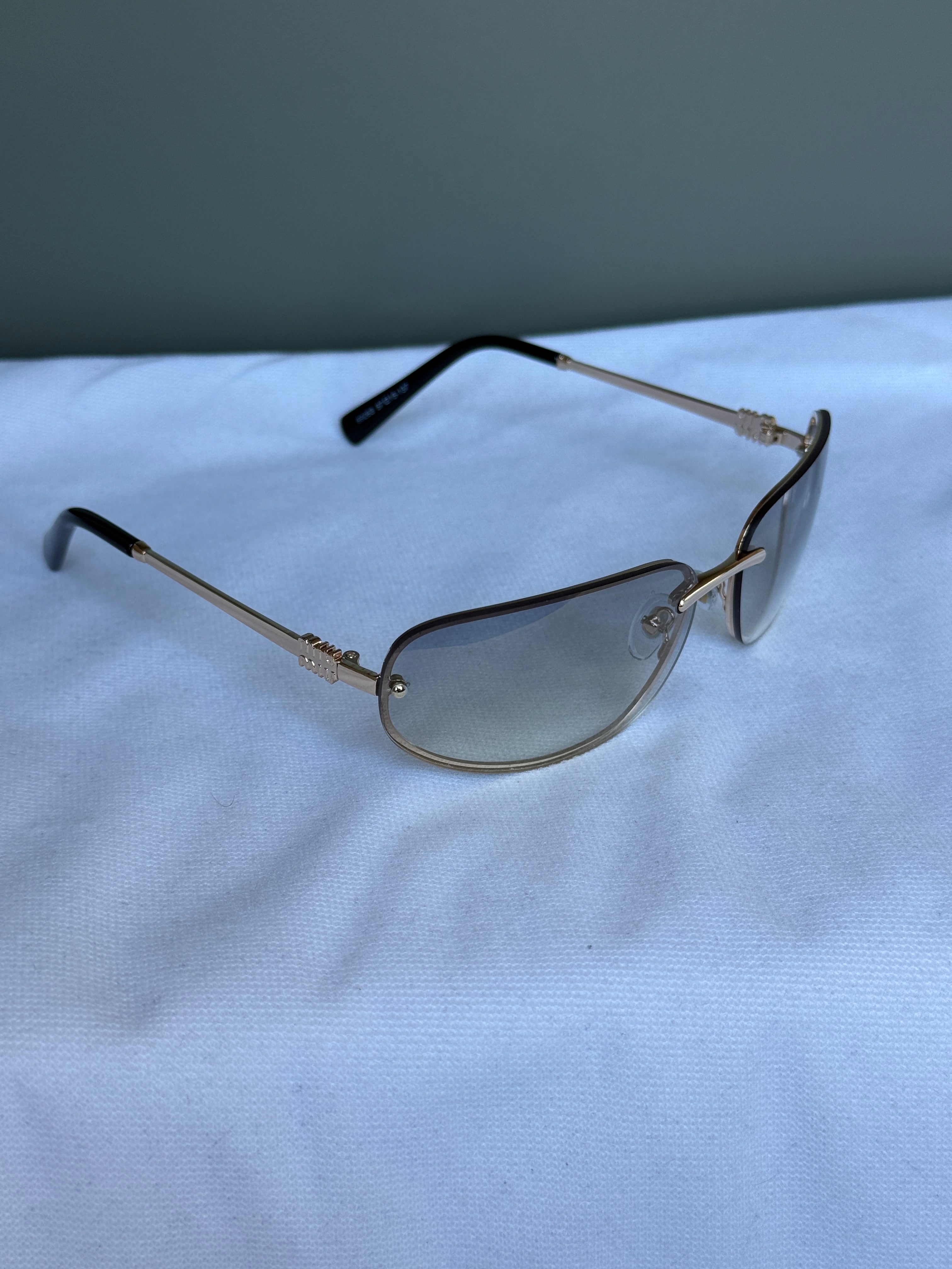 Miu Miu Rimless Avant-Garde Pembe Güneş Gözlüğü