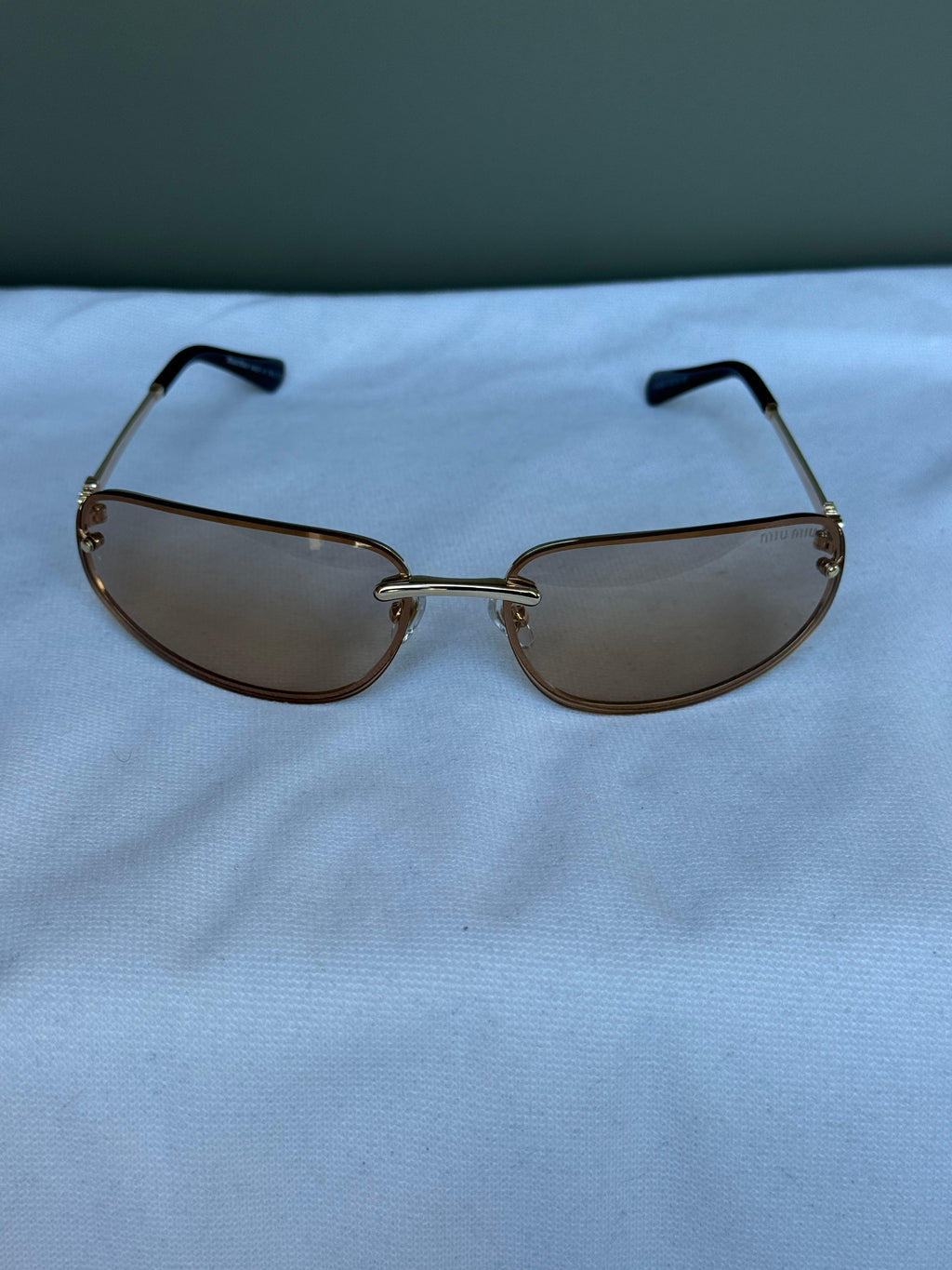 Miu Miu Rimless Avant-Garde Pembe Güneş Gözlüğü