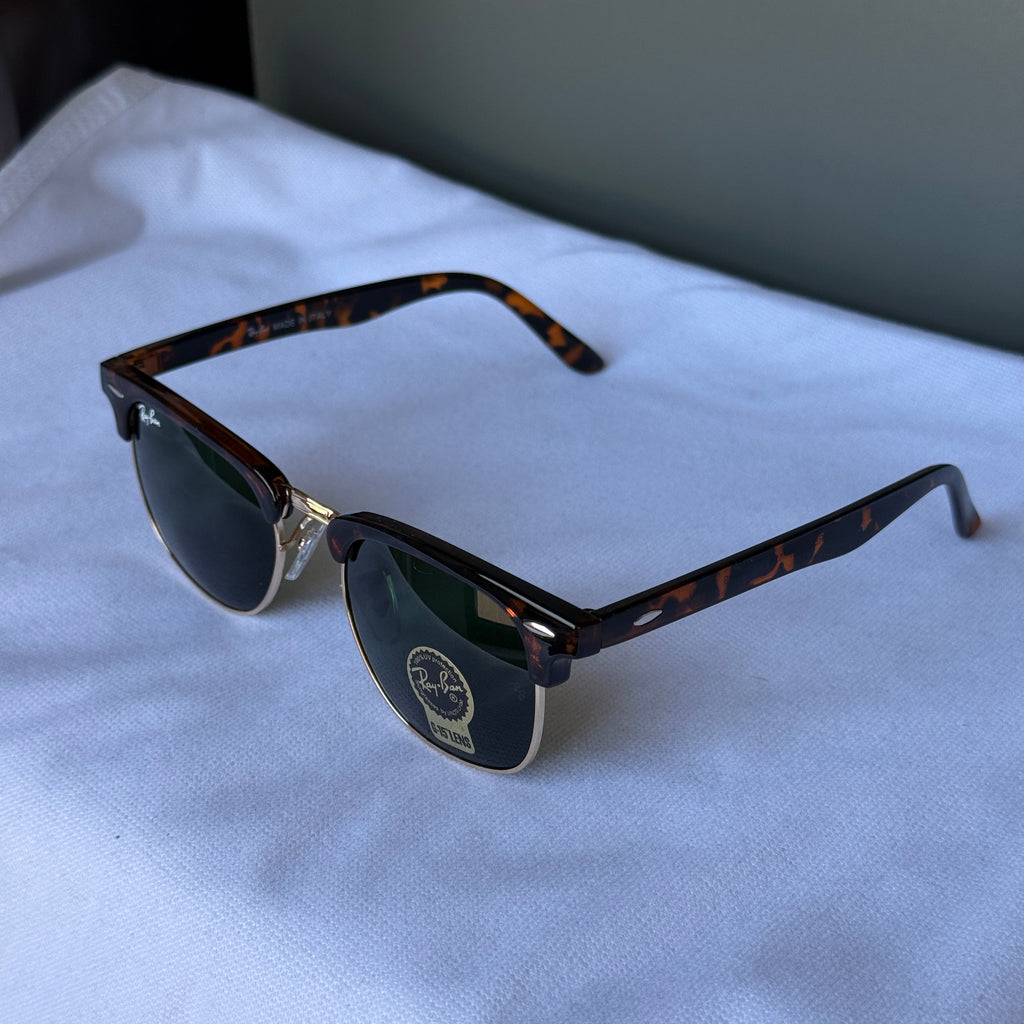 Ray-Ban Clubmaster Classic Tortoise & Gold Güneş Gözlüğü