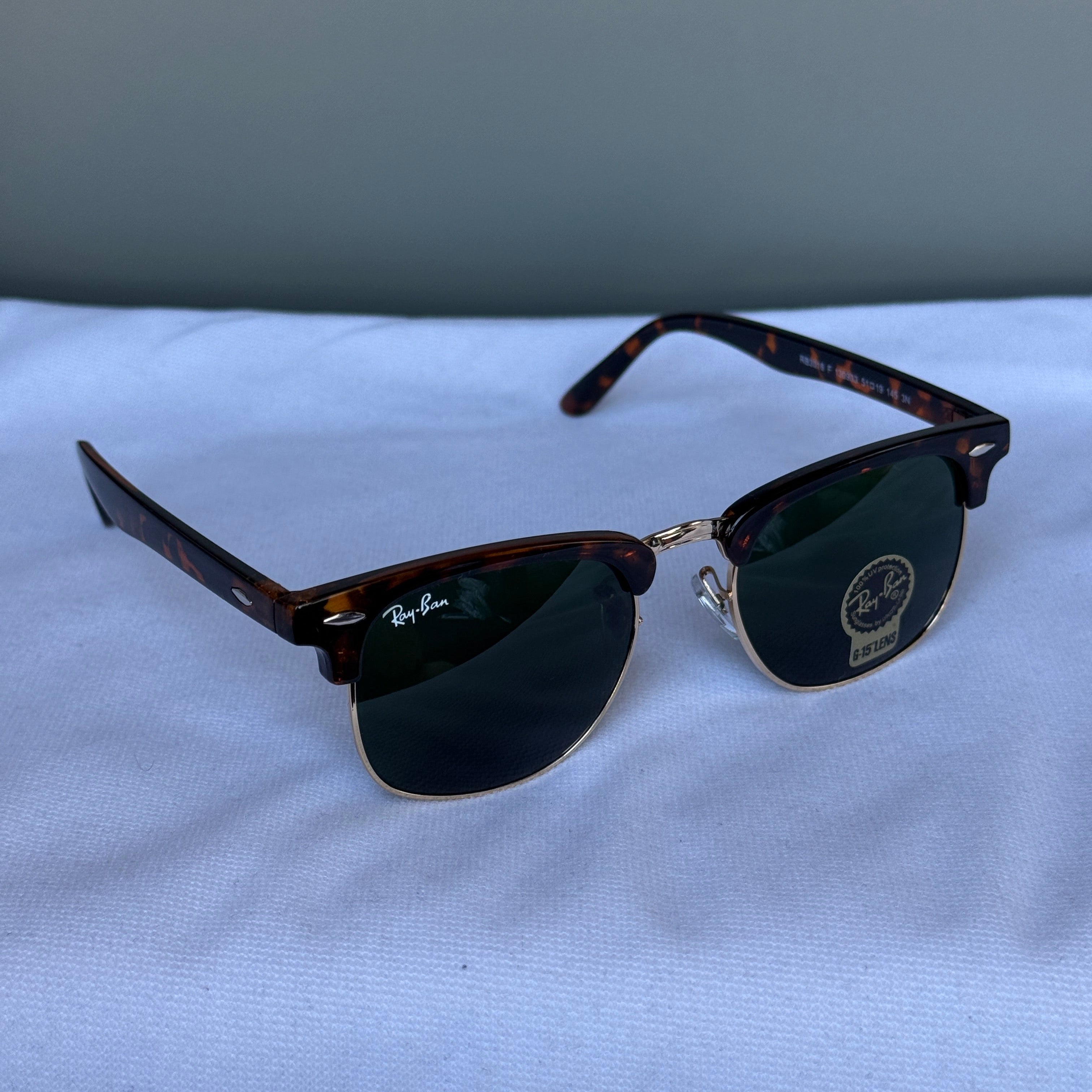 Ray-Ban Clubmaster Classic Tortoise & Gold Güneş Gözlüğü