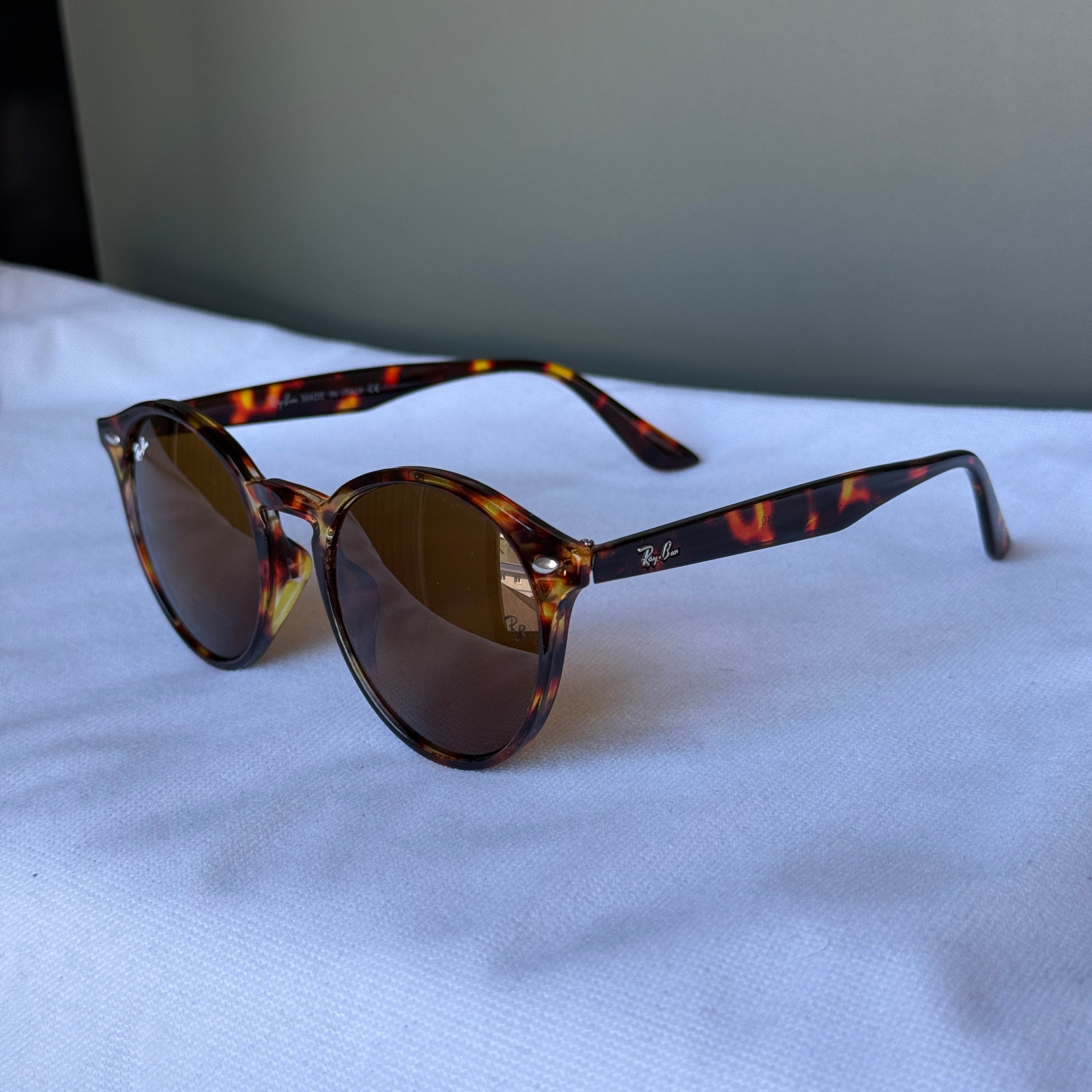 Ray-Ban Round Havana & Brown Güneş Gözlüğü