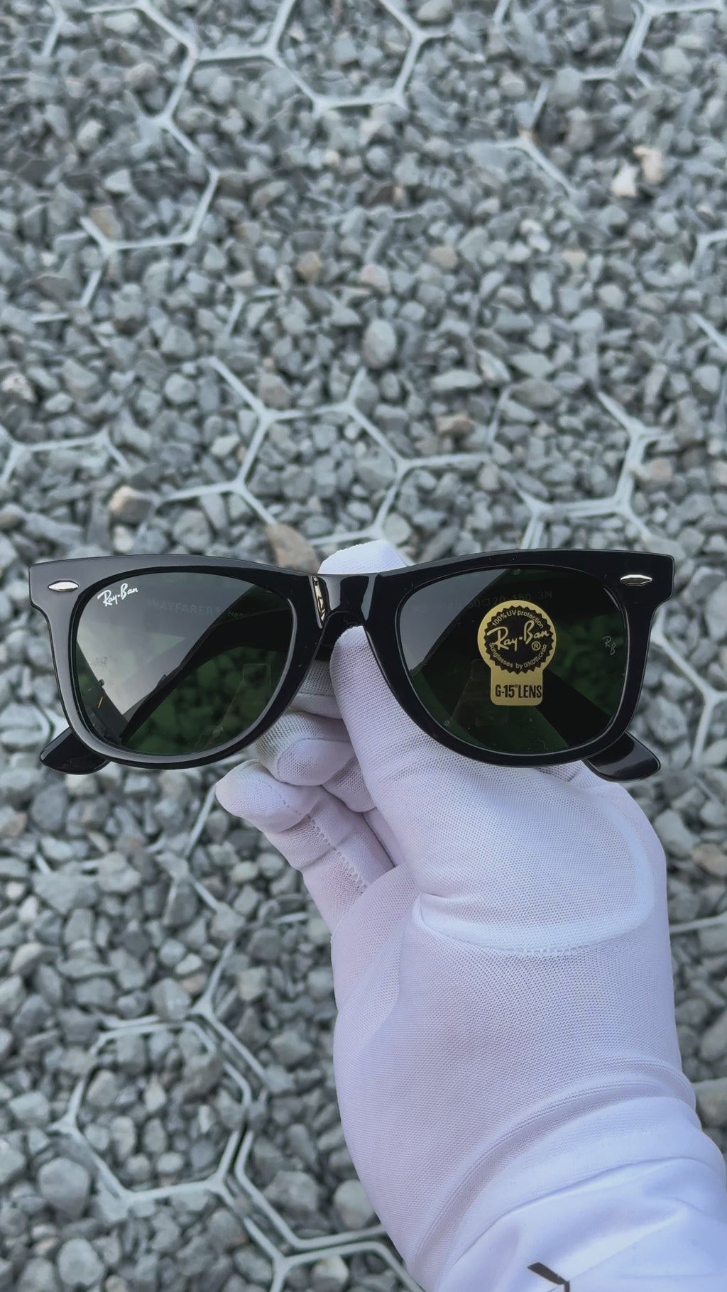Ray-Ban Wayfarer Classic Parlak Siyah Güneş Gözlüğü