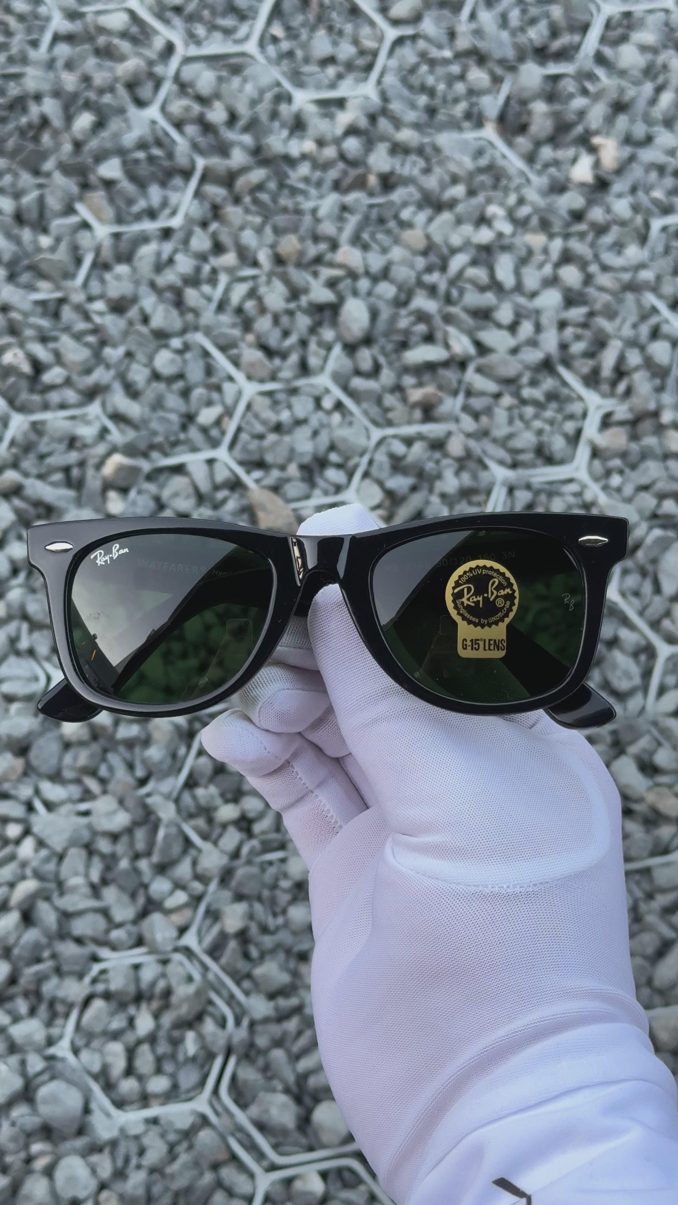 Ray-Ban Wayfarer Classic Parlak Siyah Güneş Gözlüğü